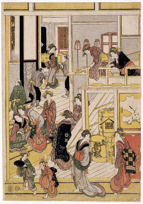 New Year's Days of the Teahouse Ogi-ya